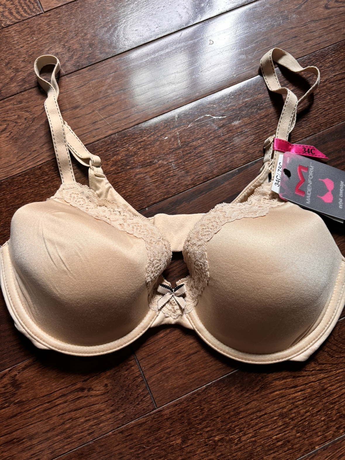 BNWT 34C wired bras, Black, Cream, Navy, Skintone, image indicator(3)