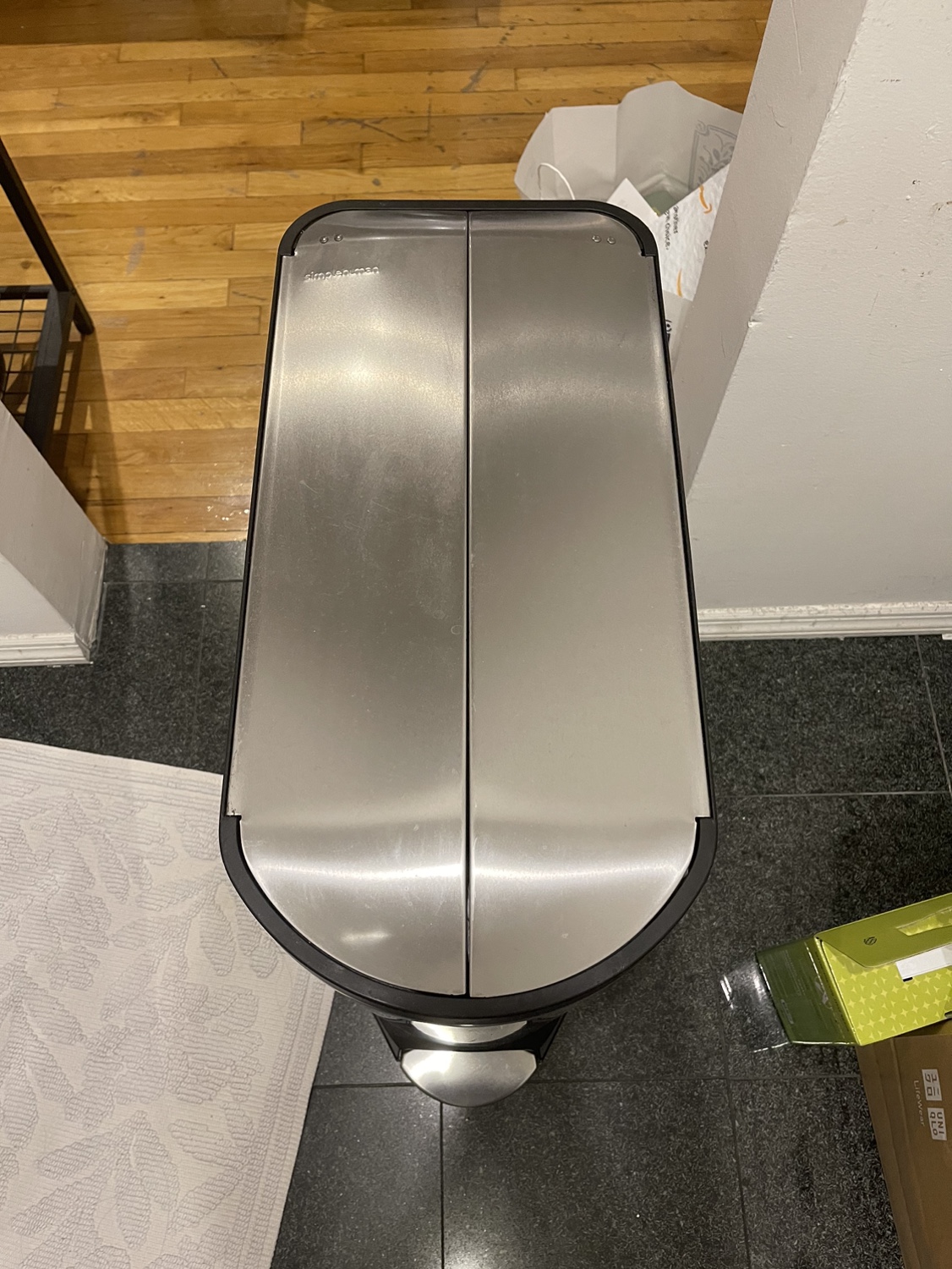 Simple Human Dual Compartment Step Garbage Bin - photo 2