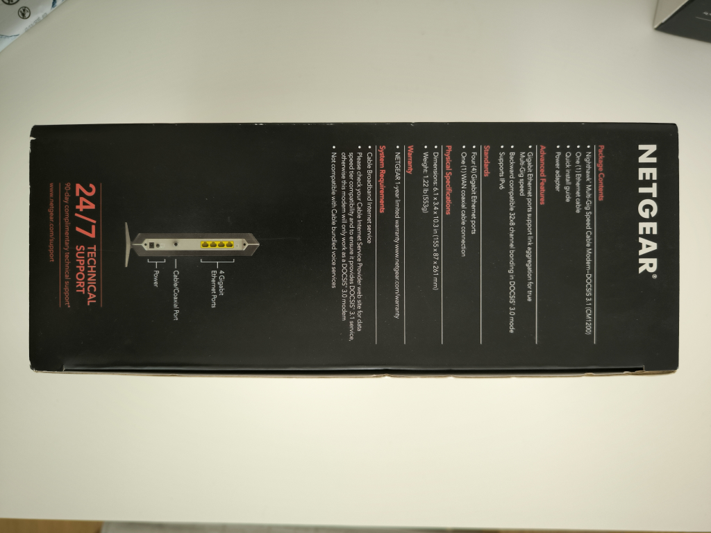 Modem Netgear Nighthawk CM1200 Docsis 3.1 - photo 2