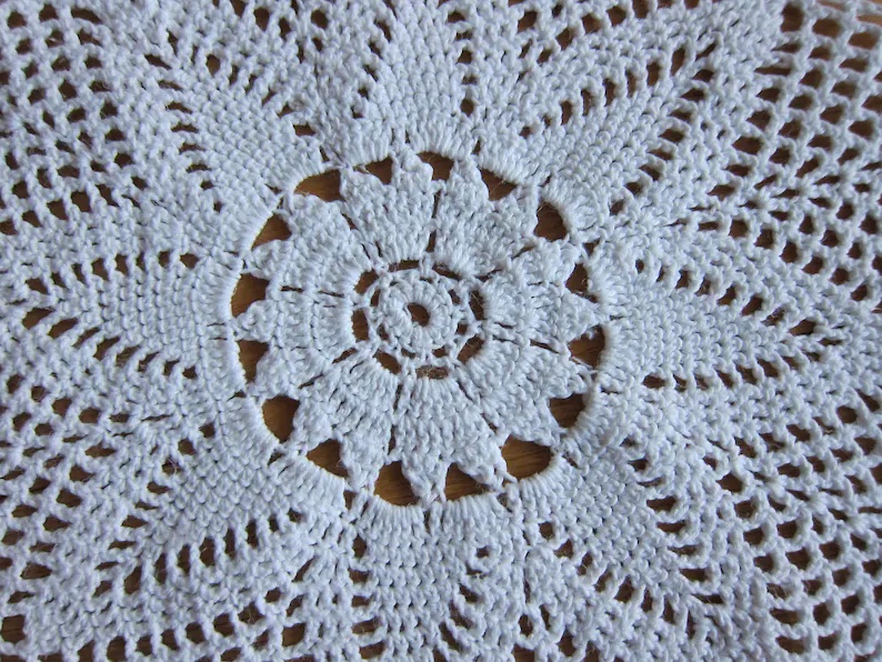 Handmade Beautiful crochet doilies - 2 pcs - photo 3