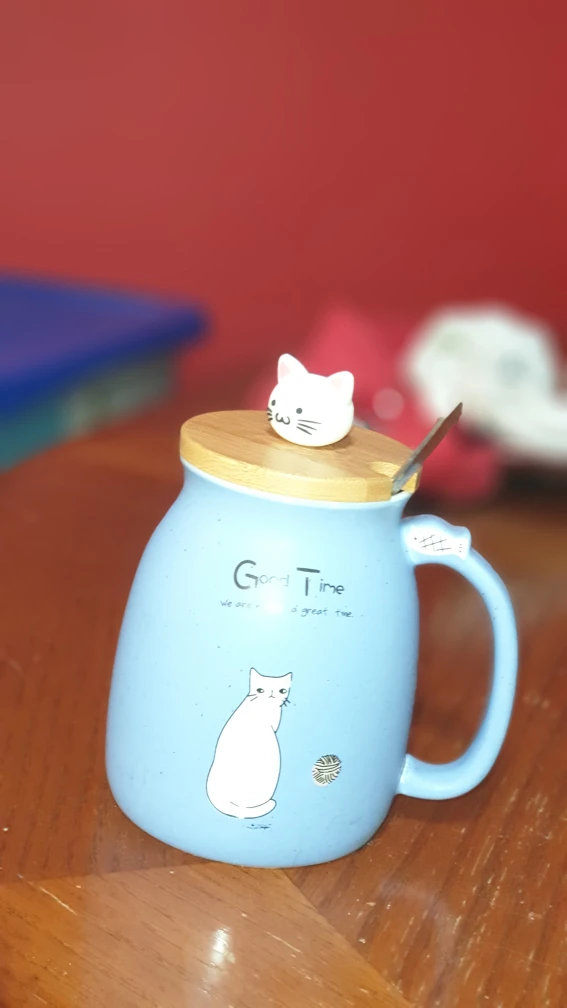 good time :kitty mugs with lids and spoons - photo 2