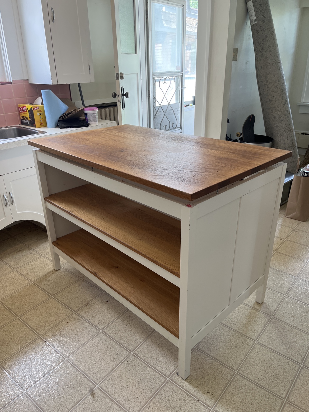 Free IKEA kitchen island- must go TODAY!
