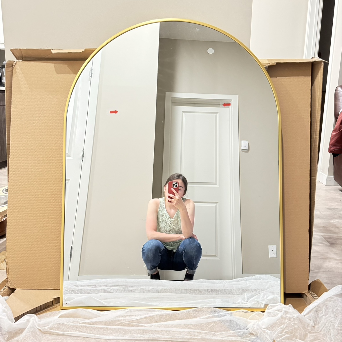 Arched Mirror 30” x 40”