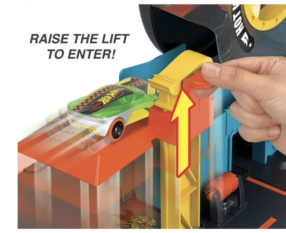 Hot Wheels City Super Twist Tire Shop Playset - photo 3
