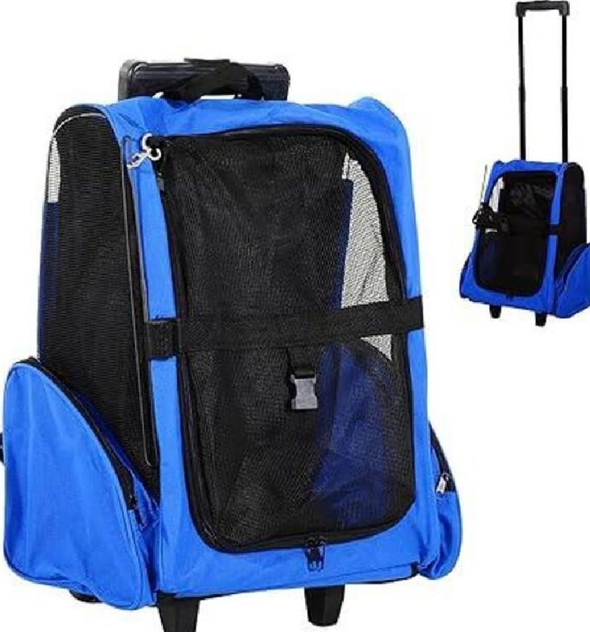 Pet Travel Backpack with Wheels thumbnail