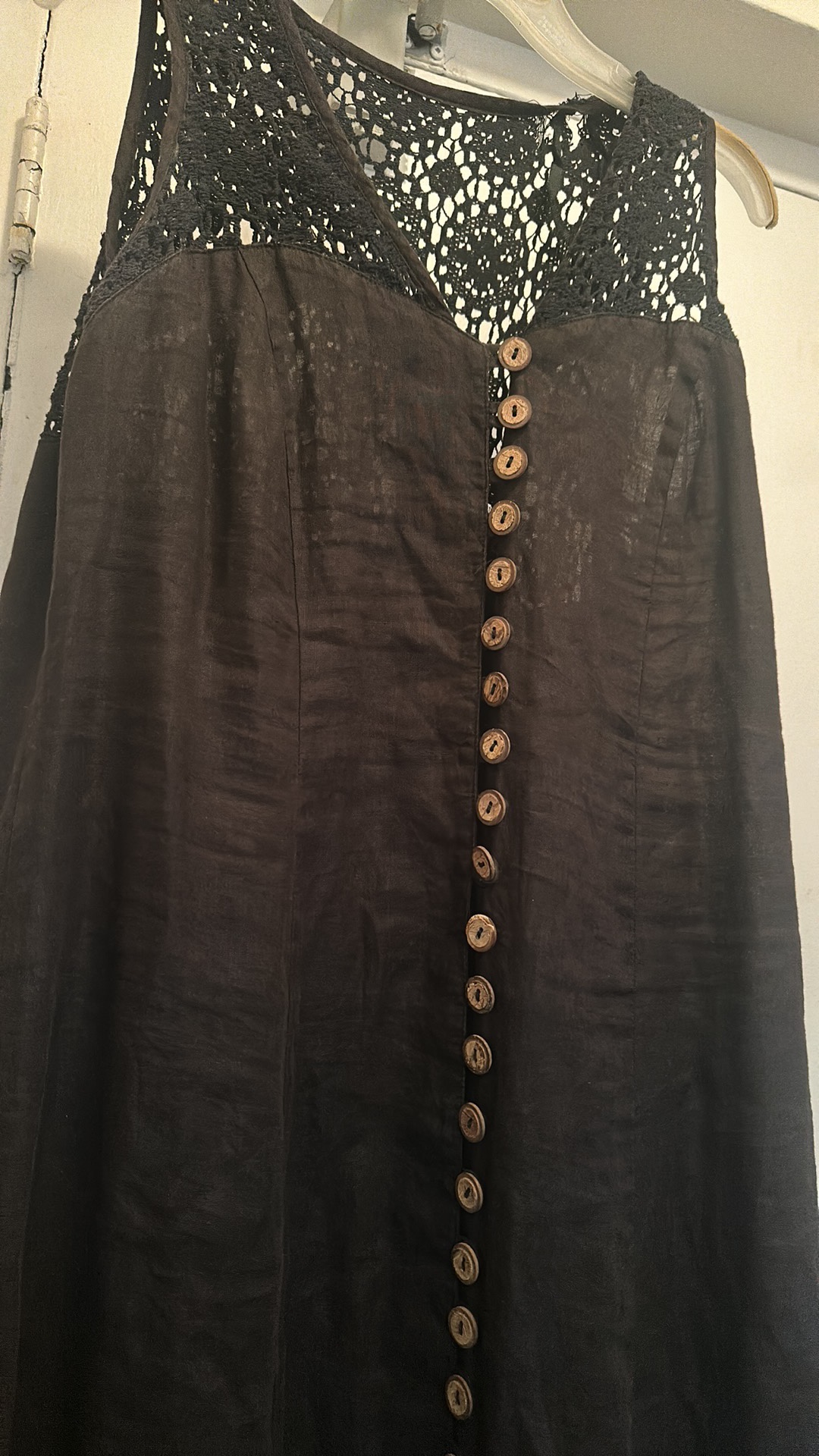 Linen button down dress image indicator(4)