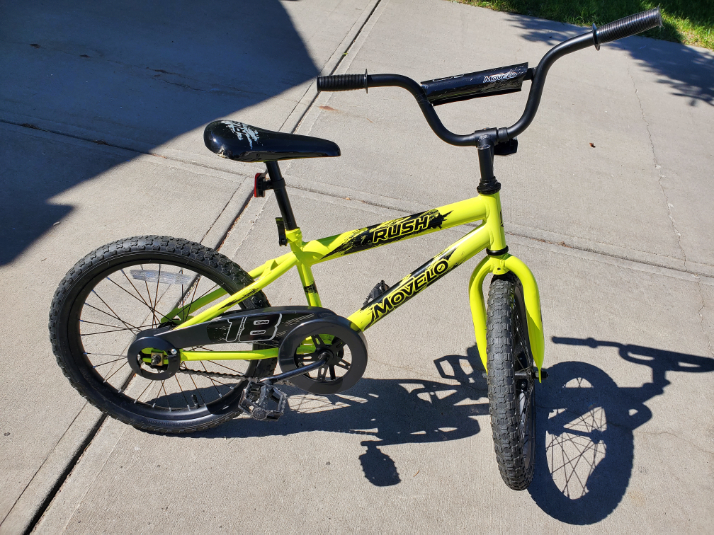 kids bike bicycle with training wheels - photo 2