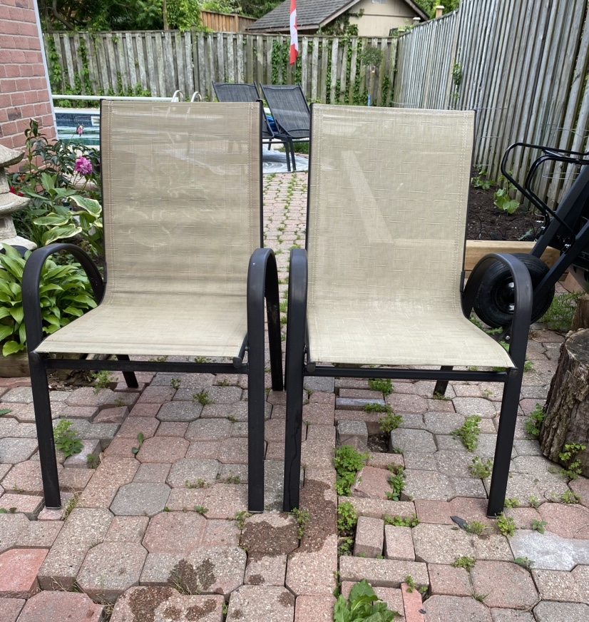 Patio chairs (4)