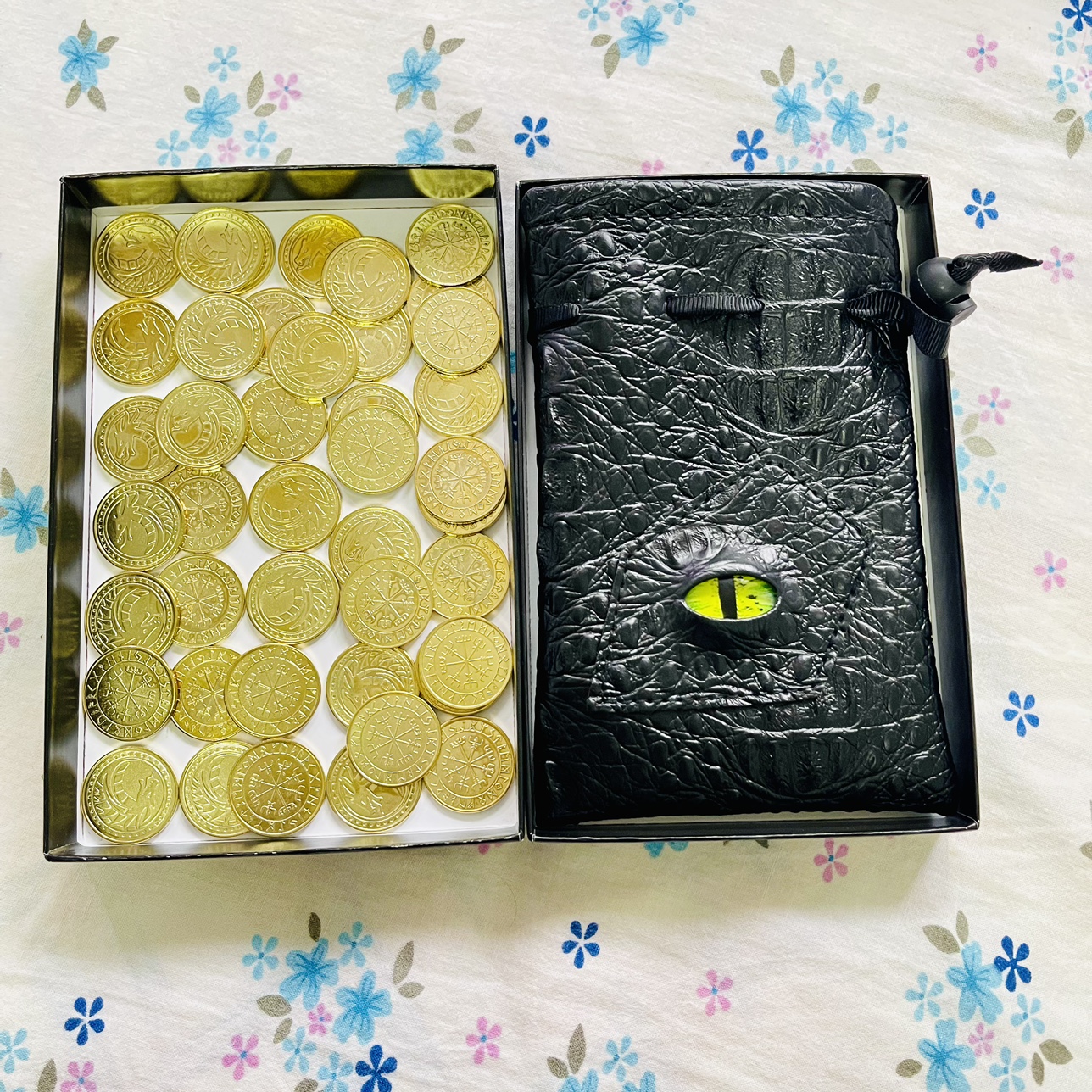 Dragon Metal Coins 42 pcs Gaming Tokens thumbnail