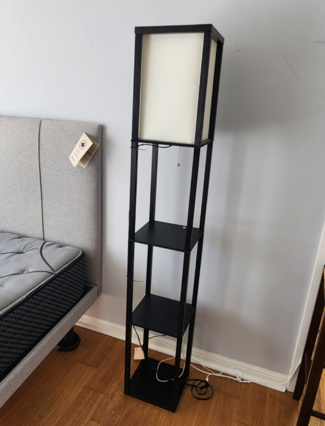 Moving sale!! Floor lamp with shelves thumbnail