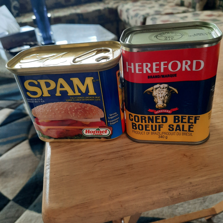 SPAM Hormel  CORNED BEEF Hereford thumbnail