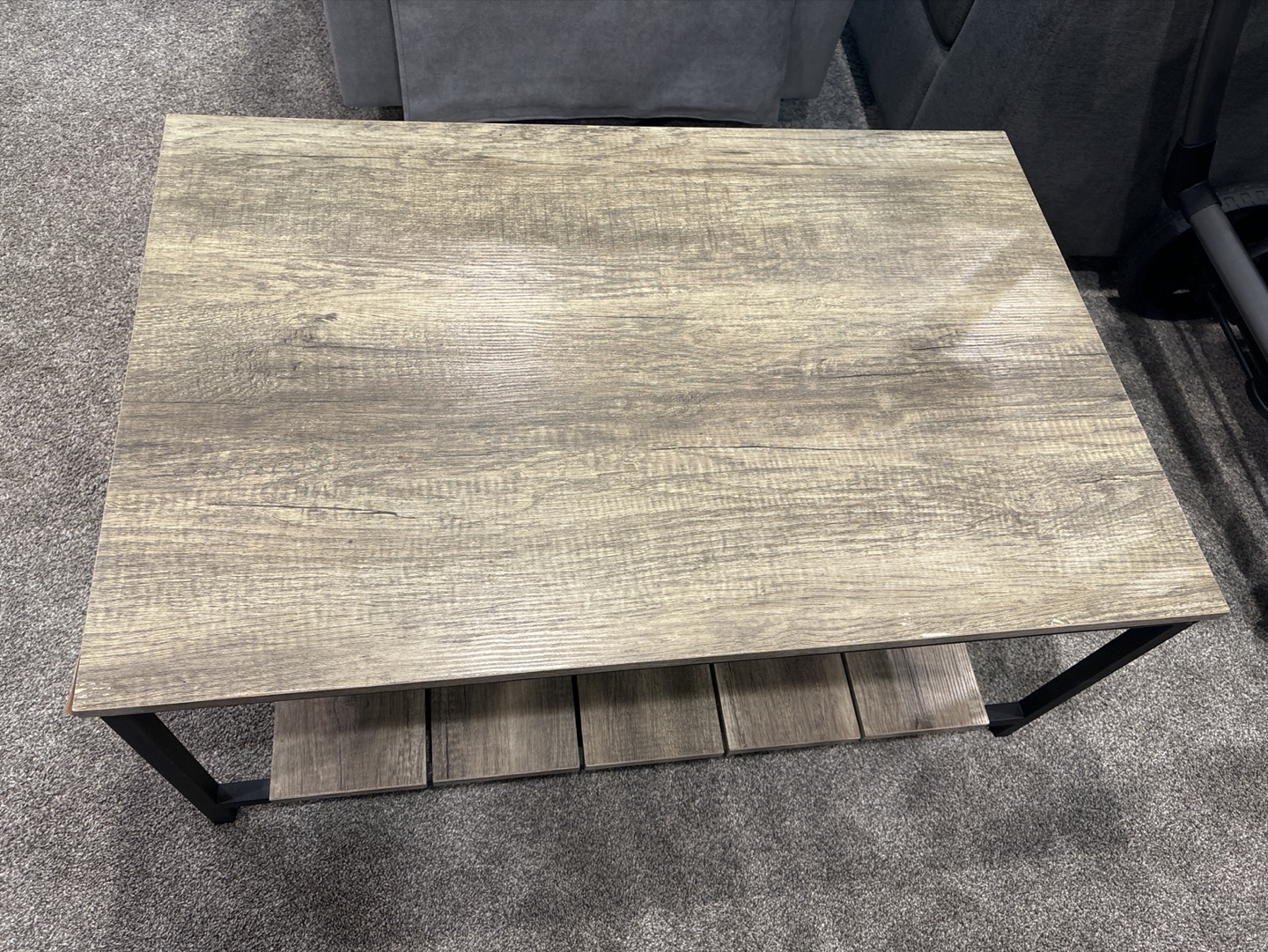 Faux wood double decker coffee table - photo 2
