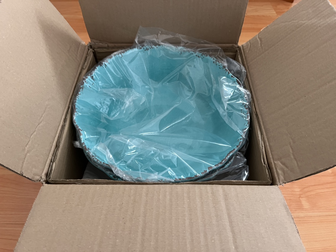 LEHAHA Vintage Melamine Salad Bowls set image indicator(2)