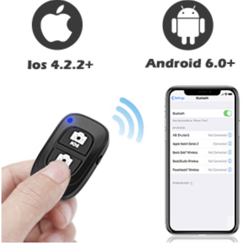 UBeesize Phone Tripod ( 50’’ Extendable ) with remote control image indicator(10)