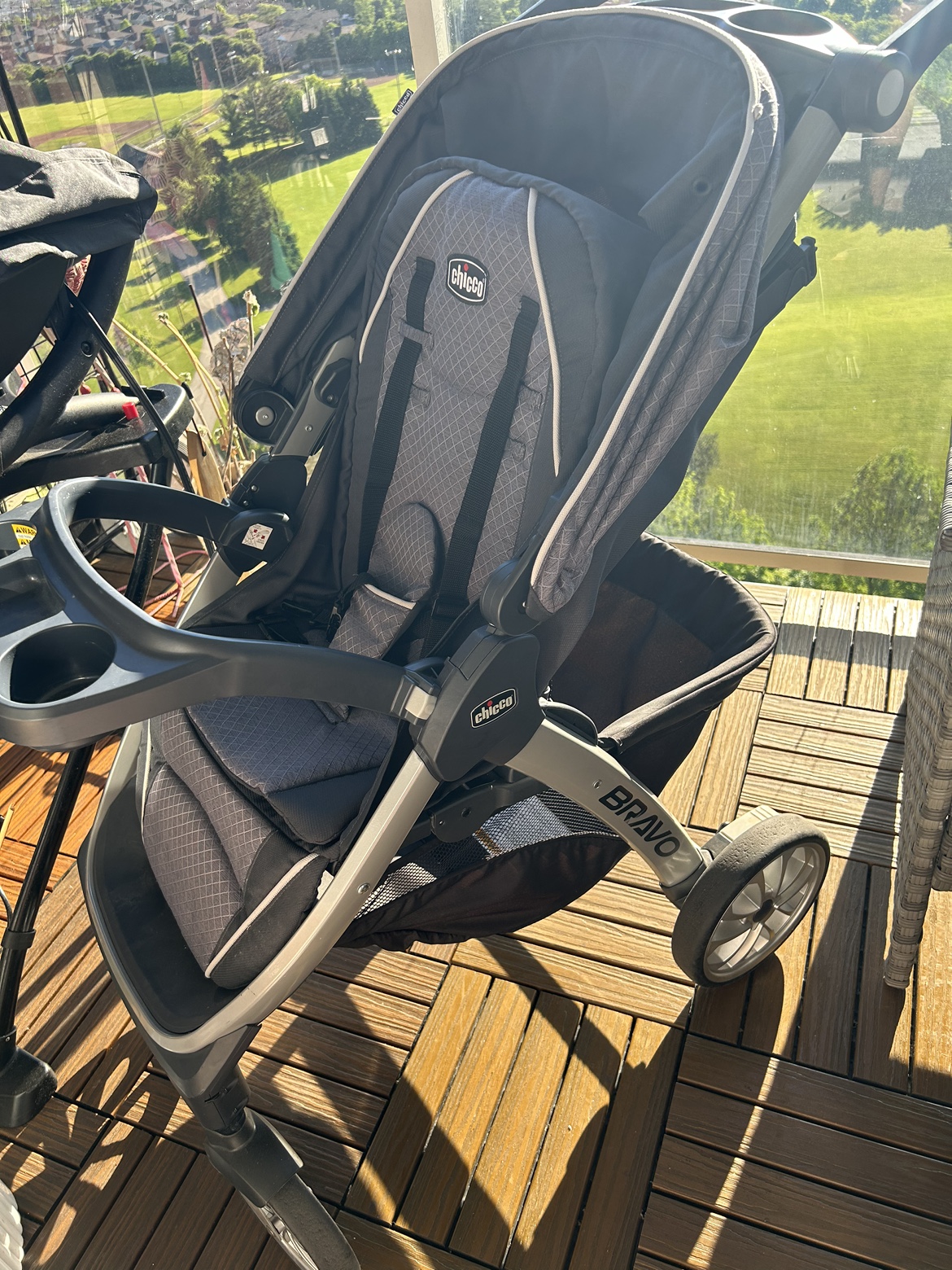 CHICCO BRAVO STROLLER WITH CAR SEAT - photo 2