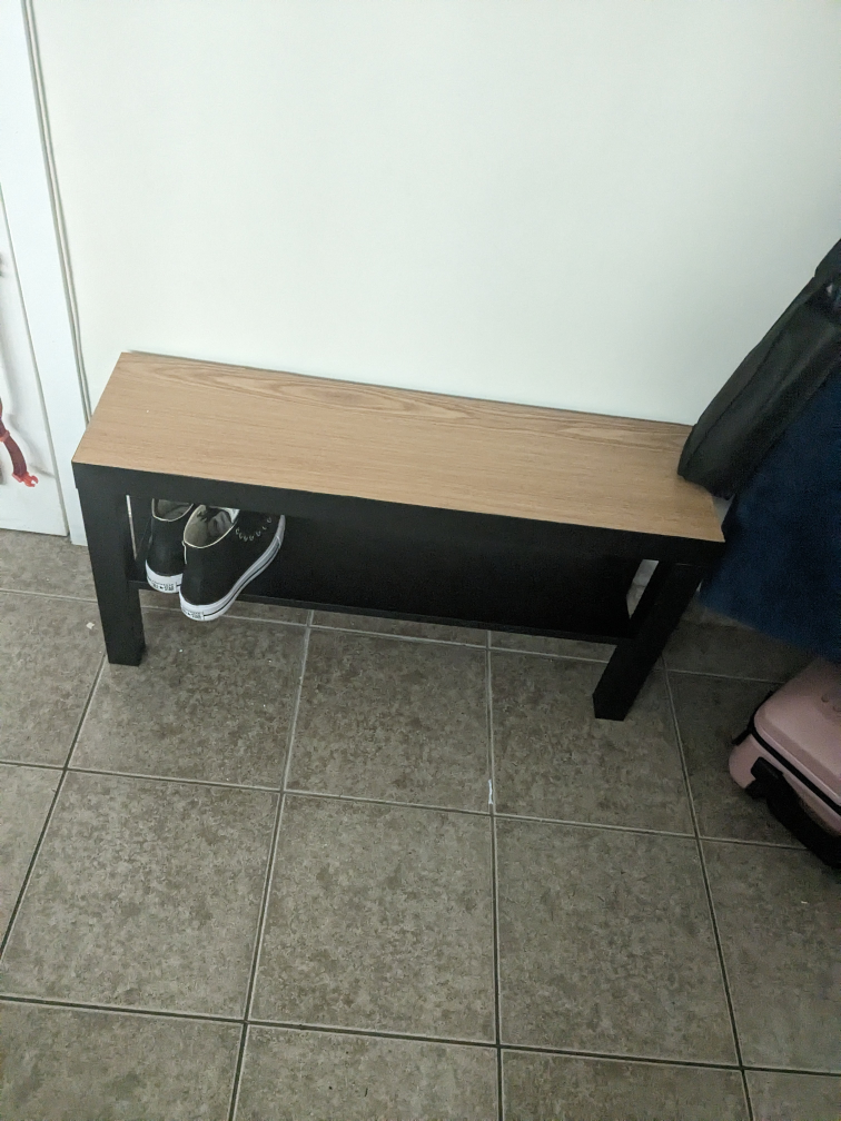 bench shoe rack