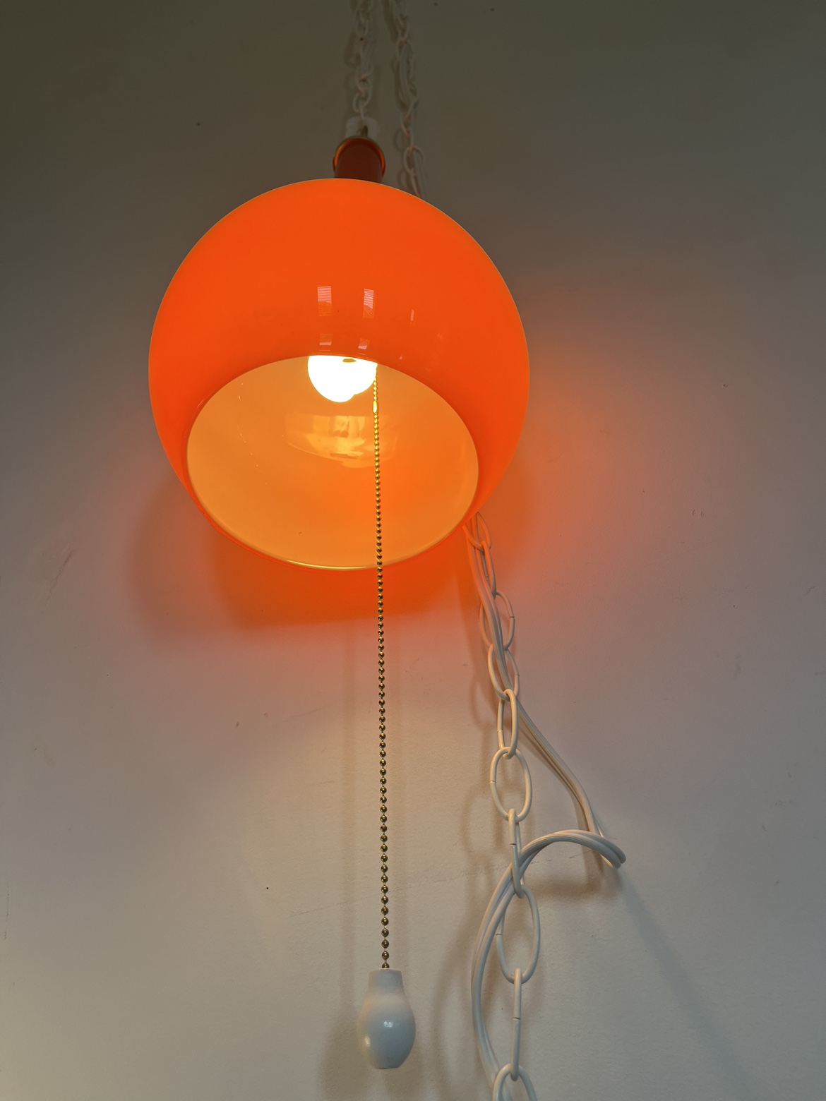 vintage hanging light - photo 2