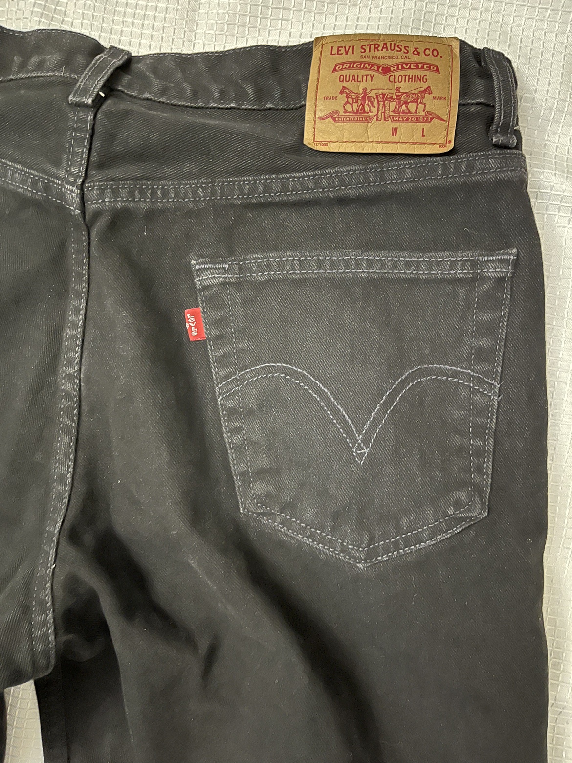 Men Levi Black Jeans