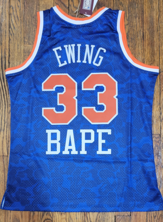 NEW YORK KNICKS BAPE HARDWOOD CLASSIC JERSEY - photo 2