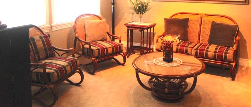 Rattan living room set