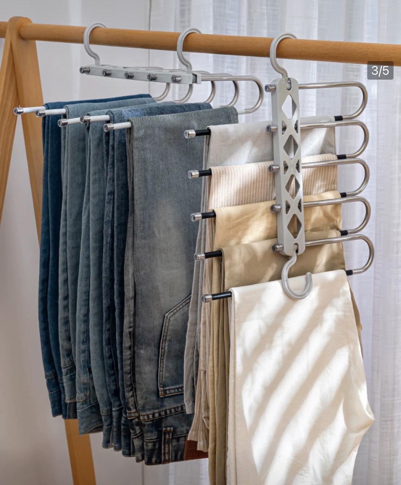 Foldable rack for pants x2 - photo 2