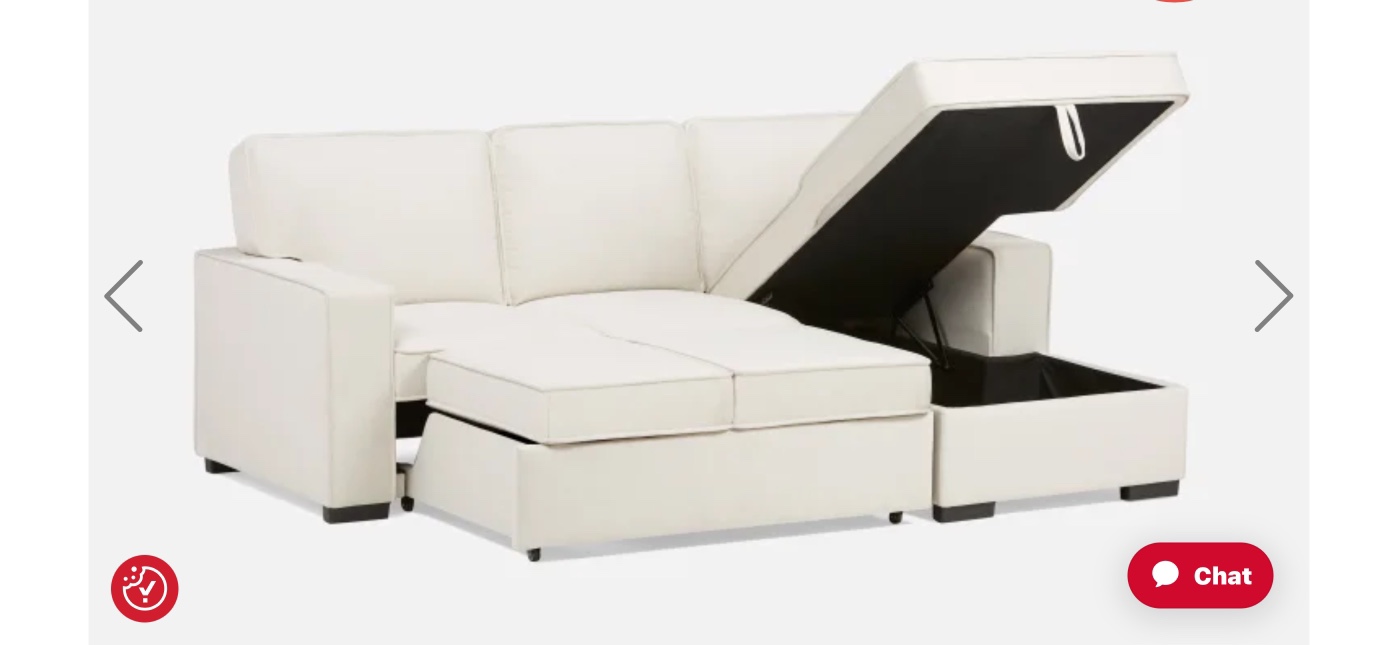 Structube- Sectional sofa-bed with storage - photo 3