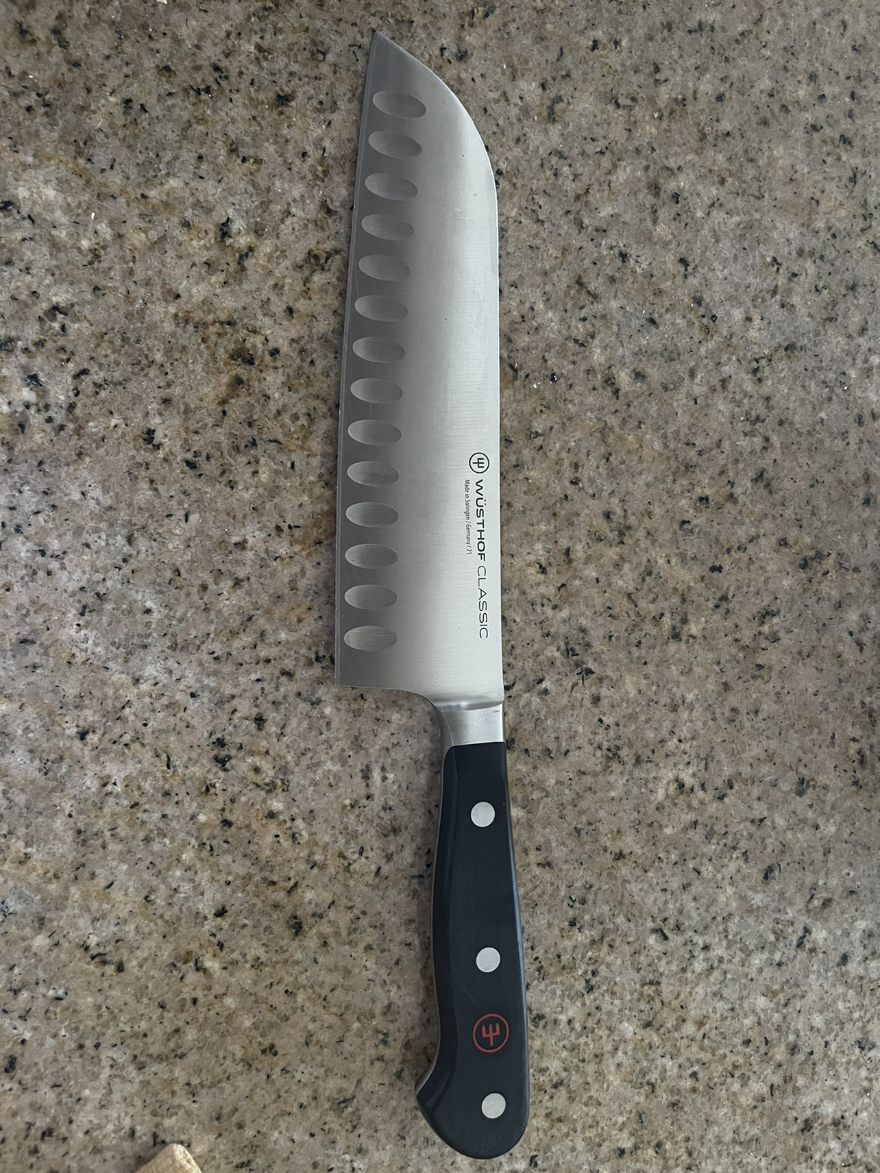Stainless steel kitchen chef knife
