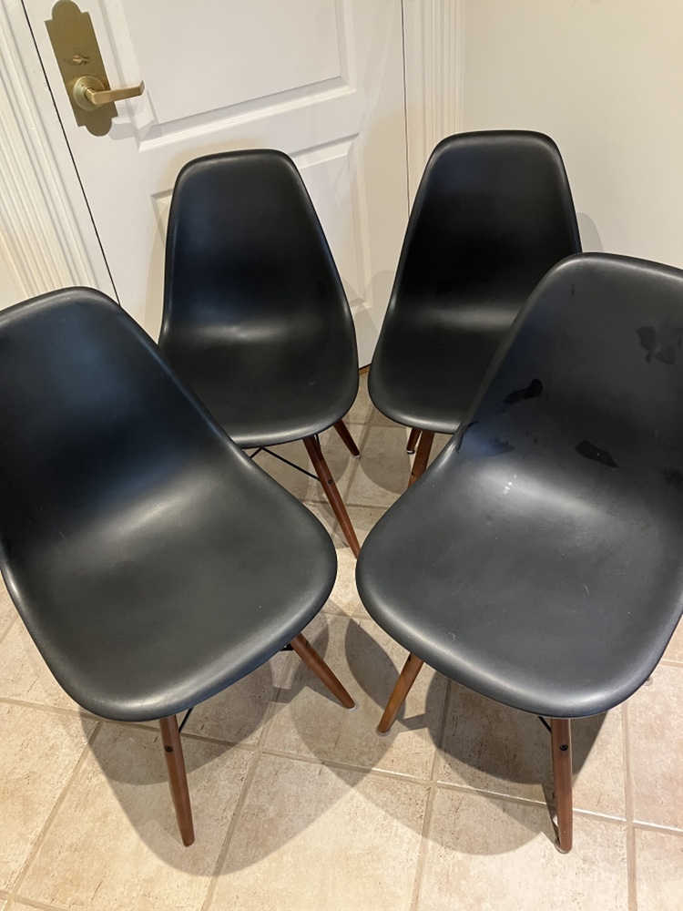 4 dining chairs, eiffel style - photo 2