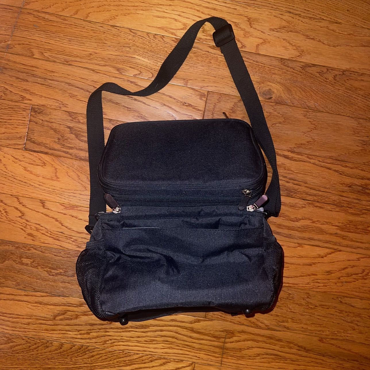 Lunch Bag/Lunch Box Double Deck Soft Large Cooler Black - photo 3