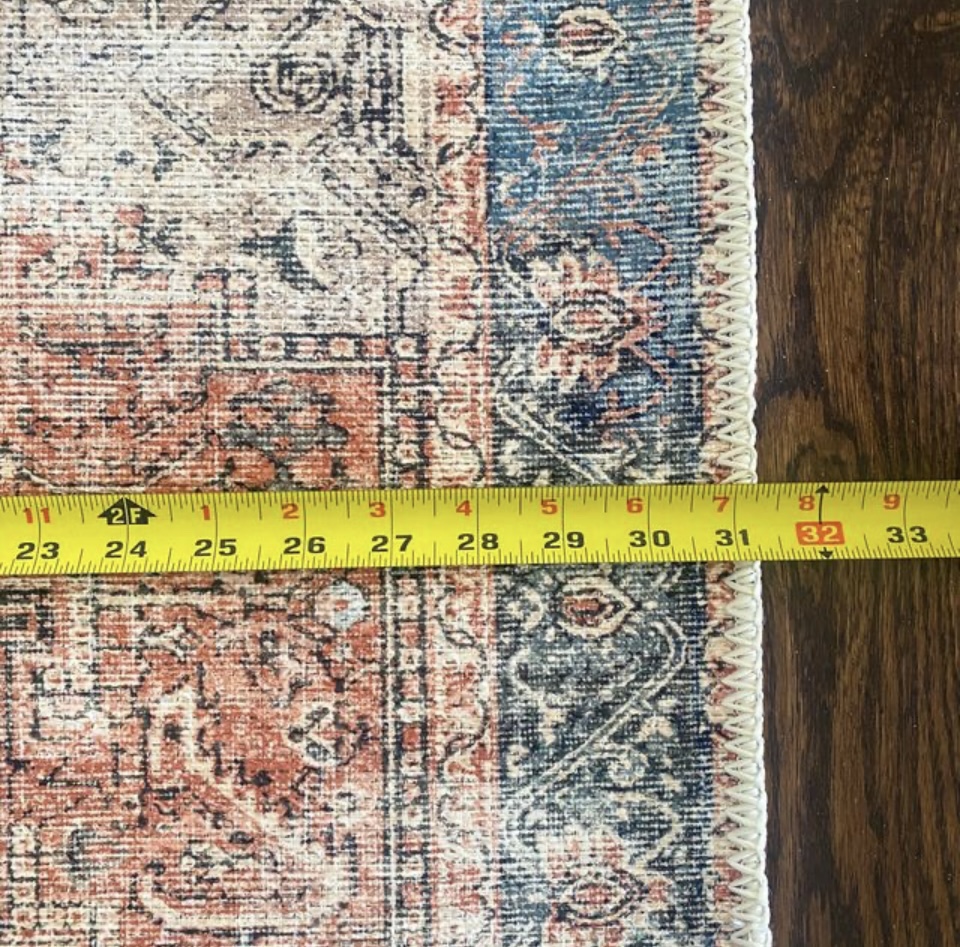 NEW - Vintage Cezanne Terracotta Sky Carpet Runner image indicator(2)