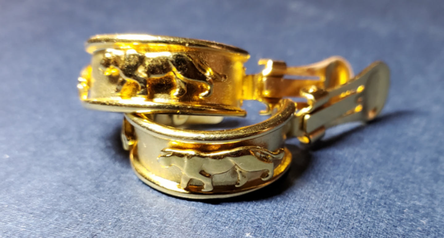 #63 Vtg. 70's-80's Jaguar Earings image indicator(5)