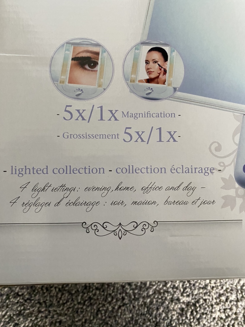 Conair make up mirror image indicator(3)