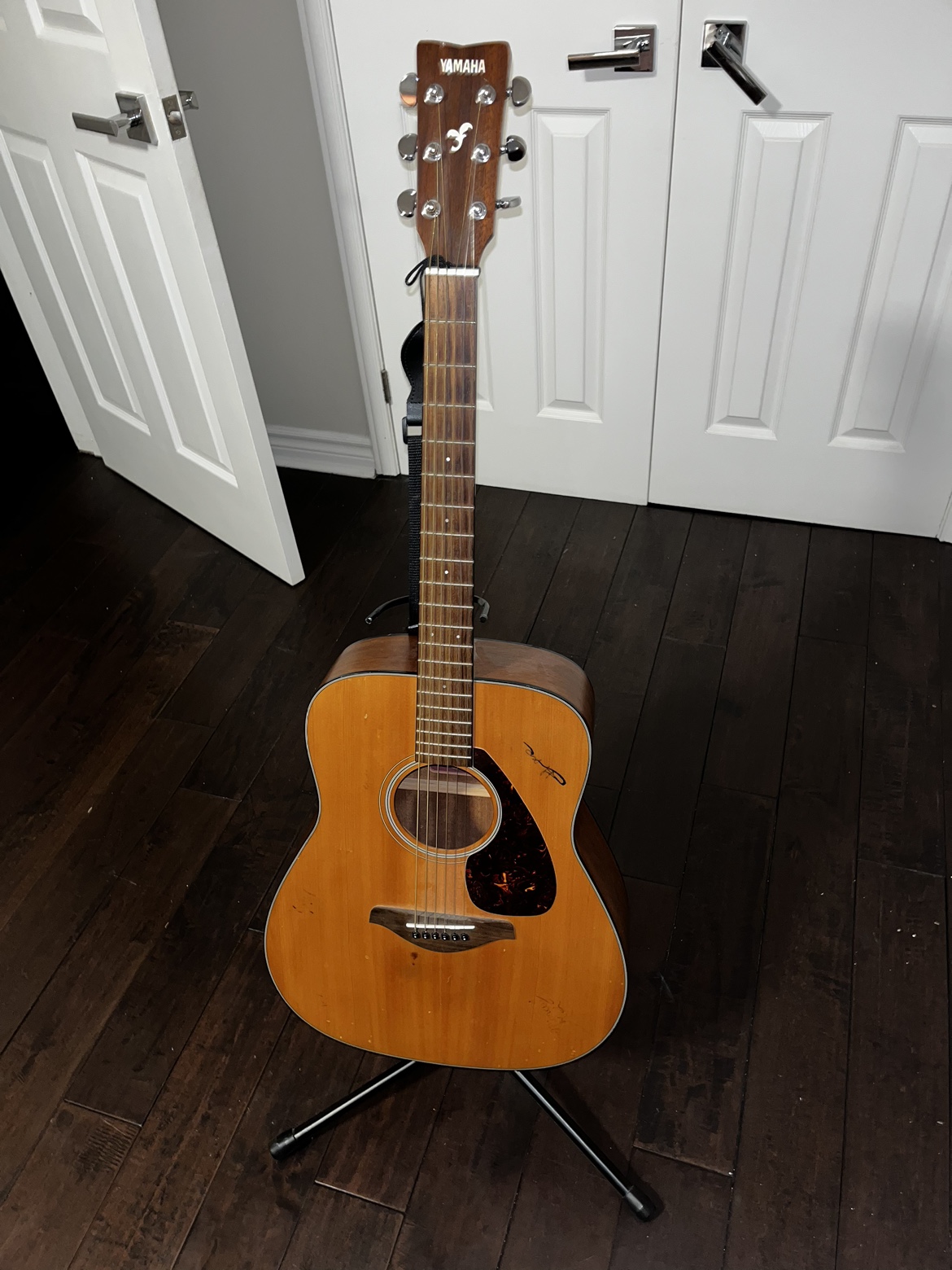 Acoustic Guitar & Stand - photo 3