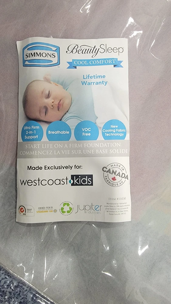 Simmons crib mattress - photo 3