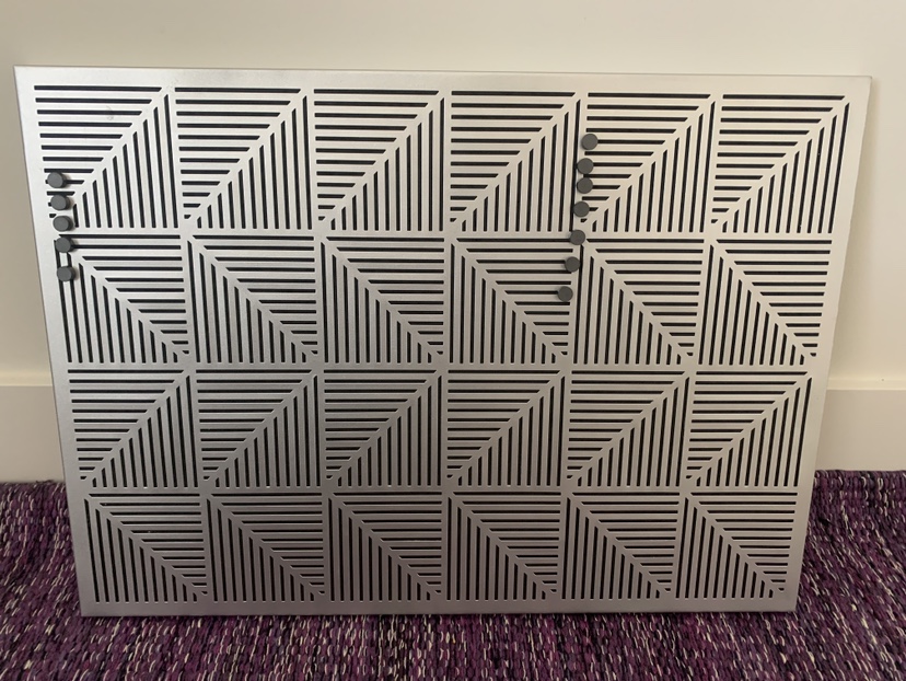 Umbra magnetic bulletin board with magnets
