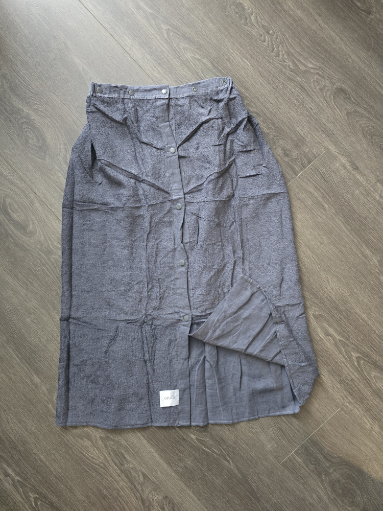 Grey Color Quick Drying Wrap / Pool /Beach Towel, 100% Cotton image indicator(3)