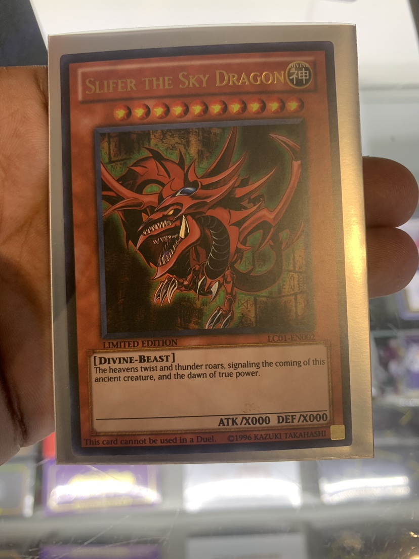 YuGiOh- All 3 Egyptian God Cards ORIGINALS! image indicator(5)