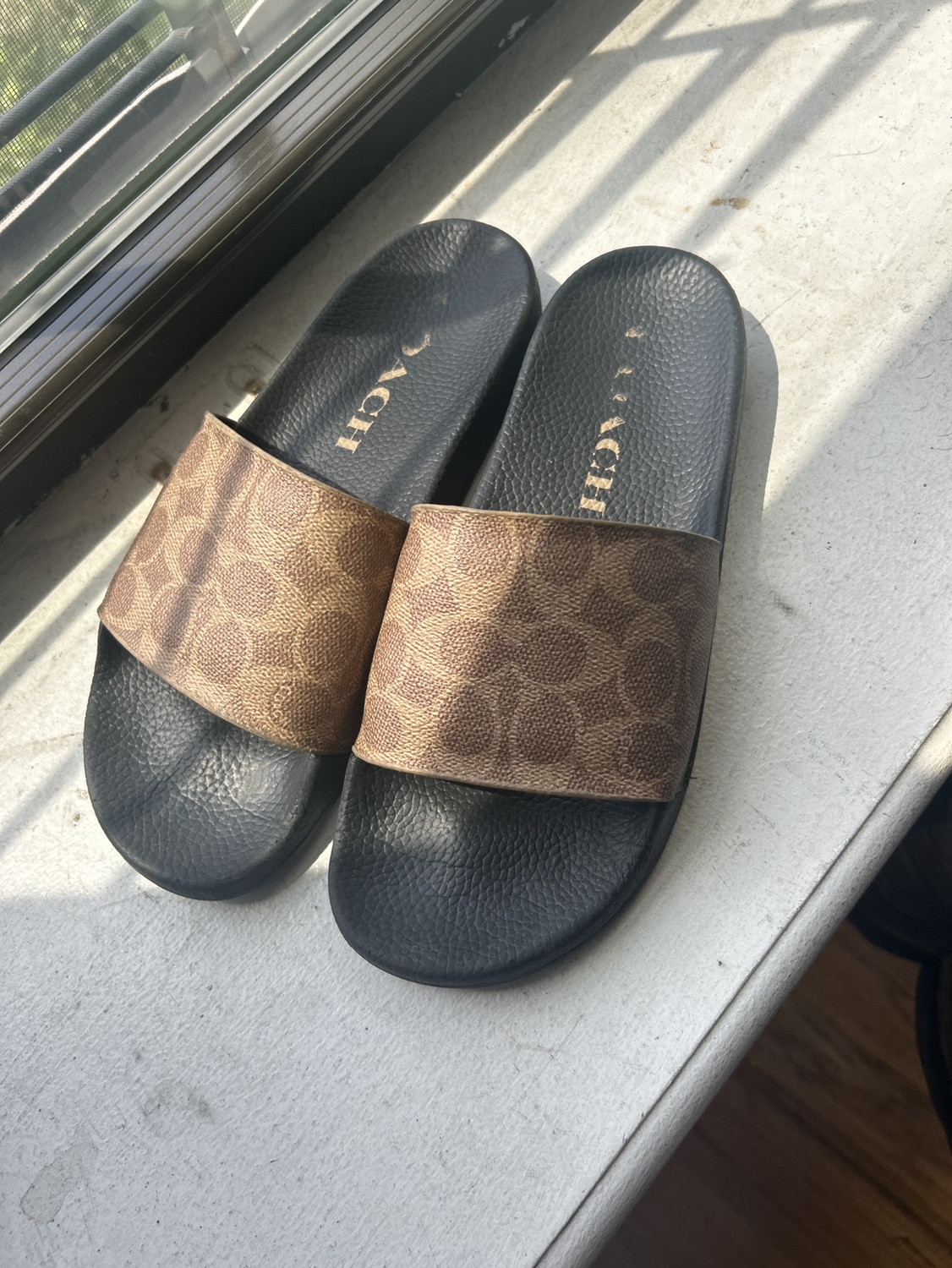 Coach slippers