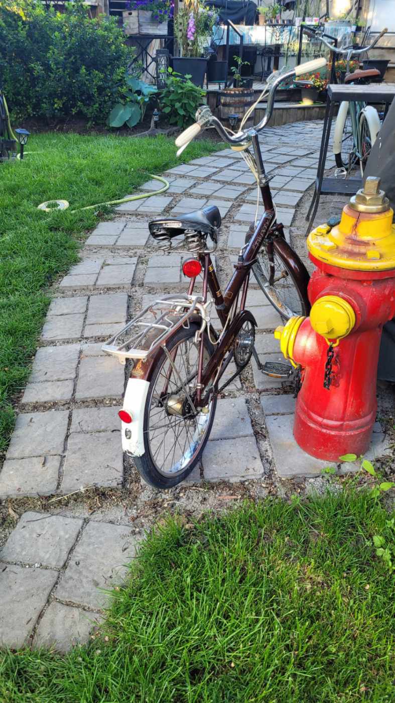 Bicycle-Vintage Raleigh folding bicycle - photo 2