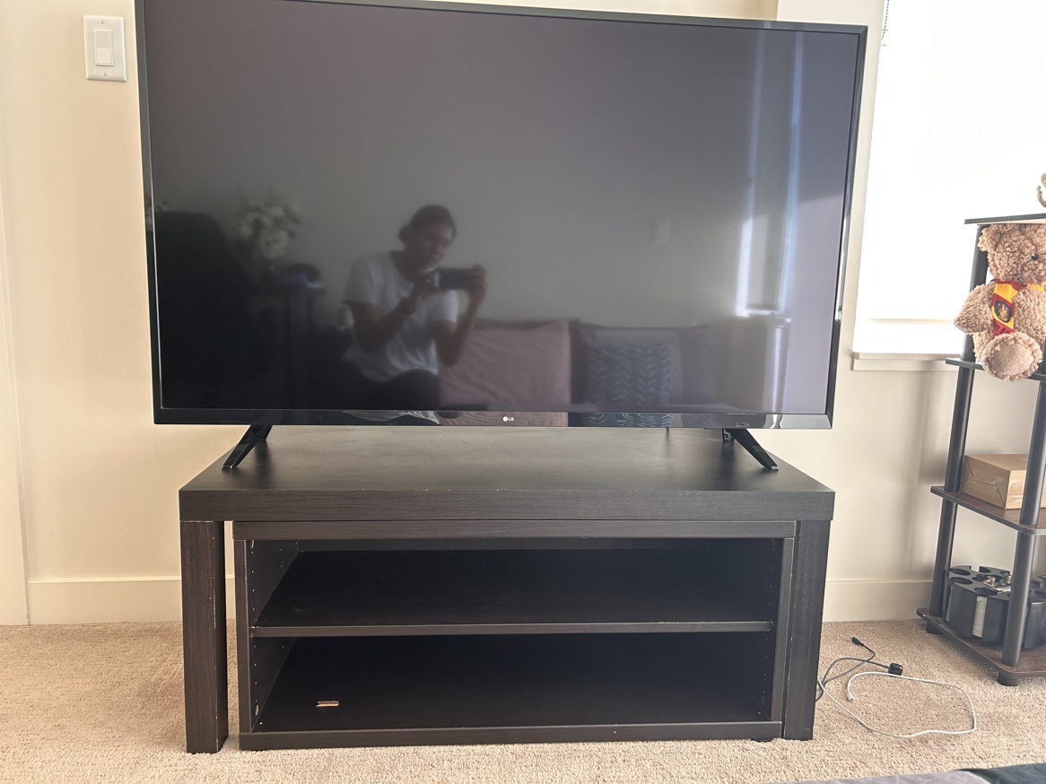 LG smart TV 55 inch UJ6200 model + TV table - photo 3