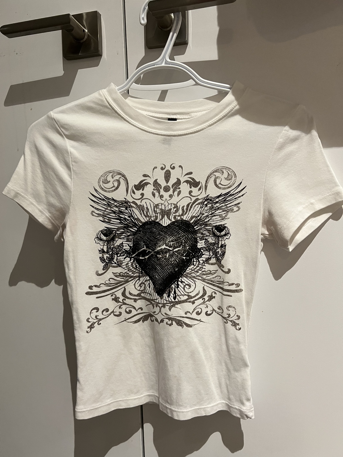 Butterfly white tee