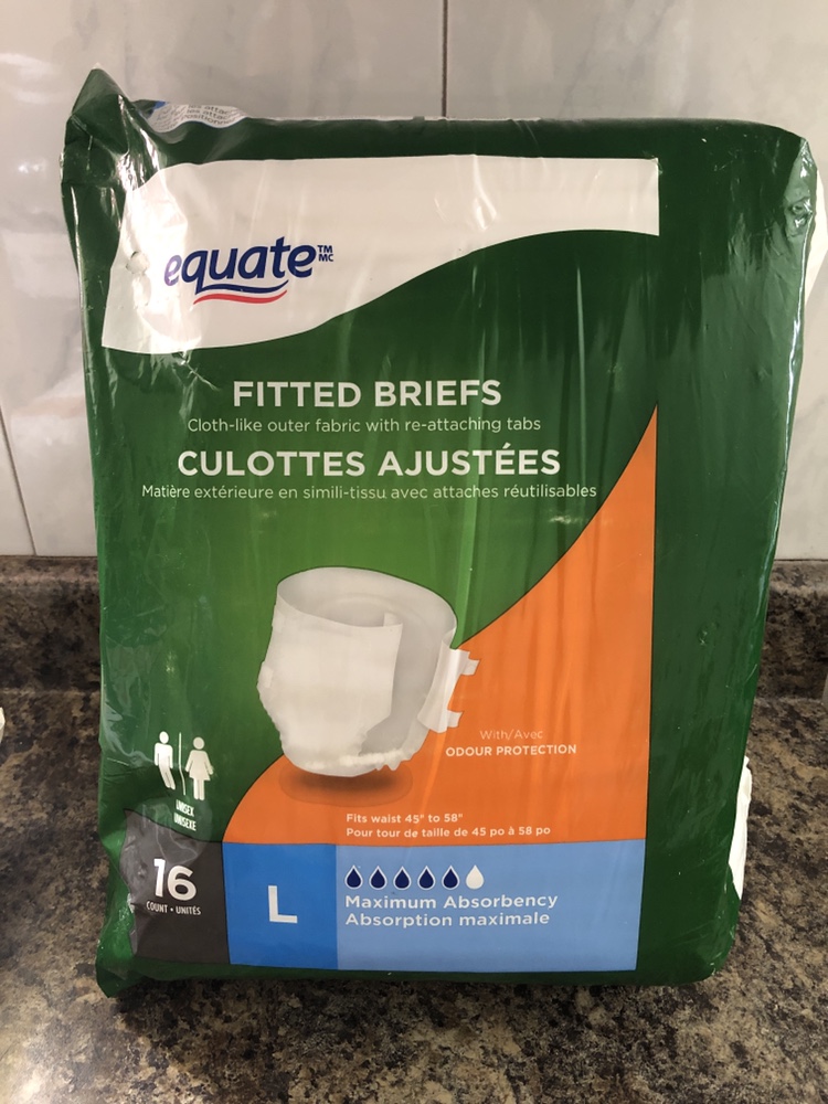 #freecycle adult diapers L size and pads image indicator(7)