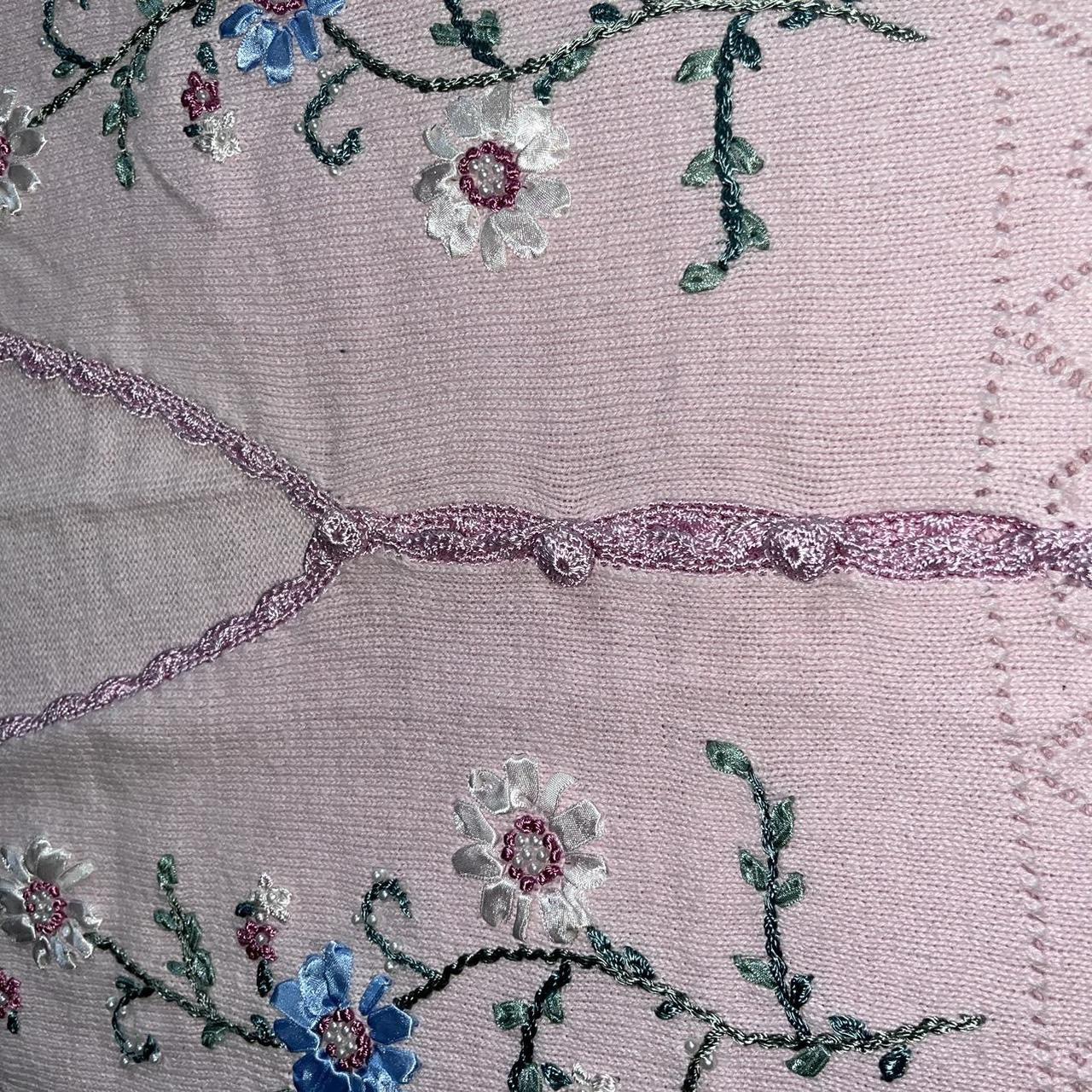 baby pink embroidered vest image indicator(6)