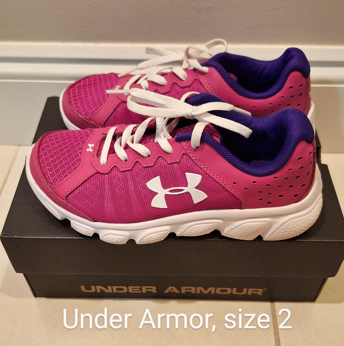 under Armor, girl size 2