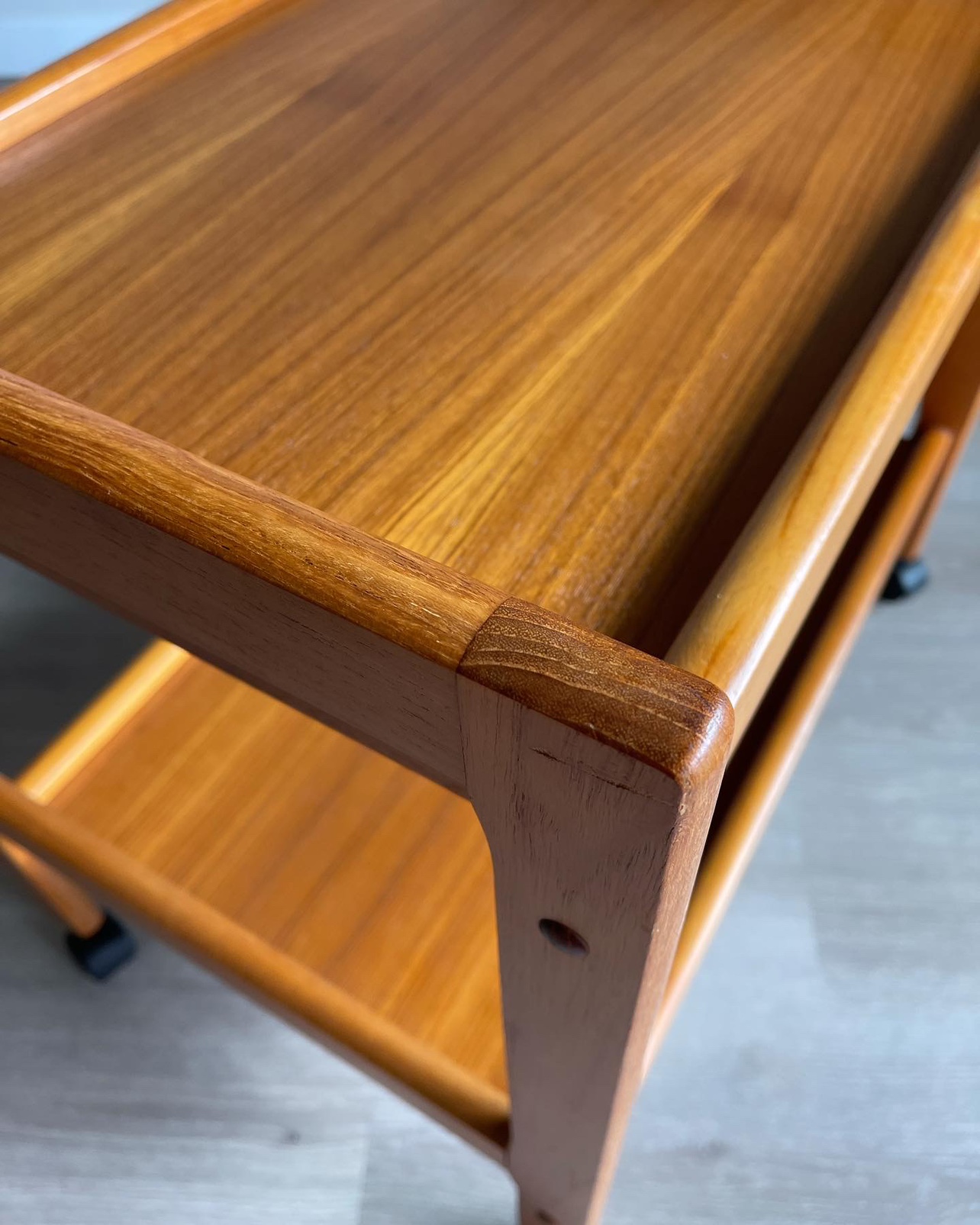MCM Danish Teak Bar Cart - photo 5