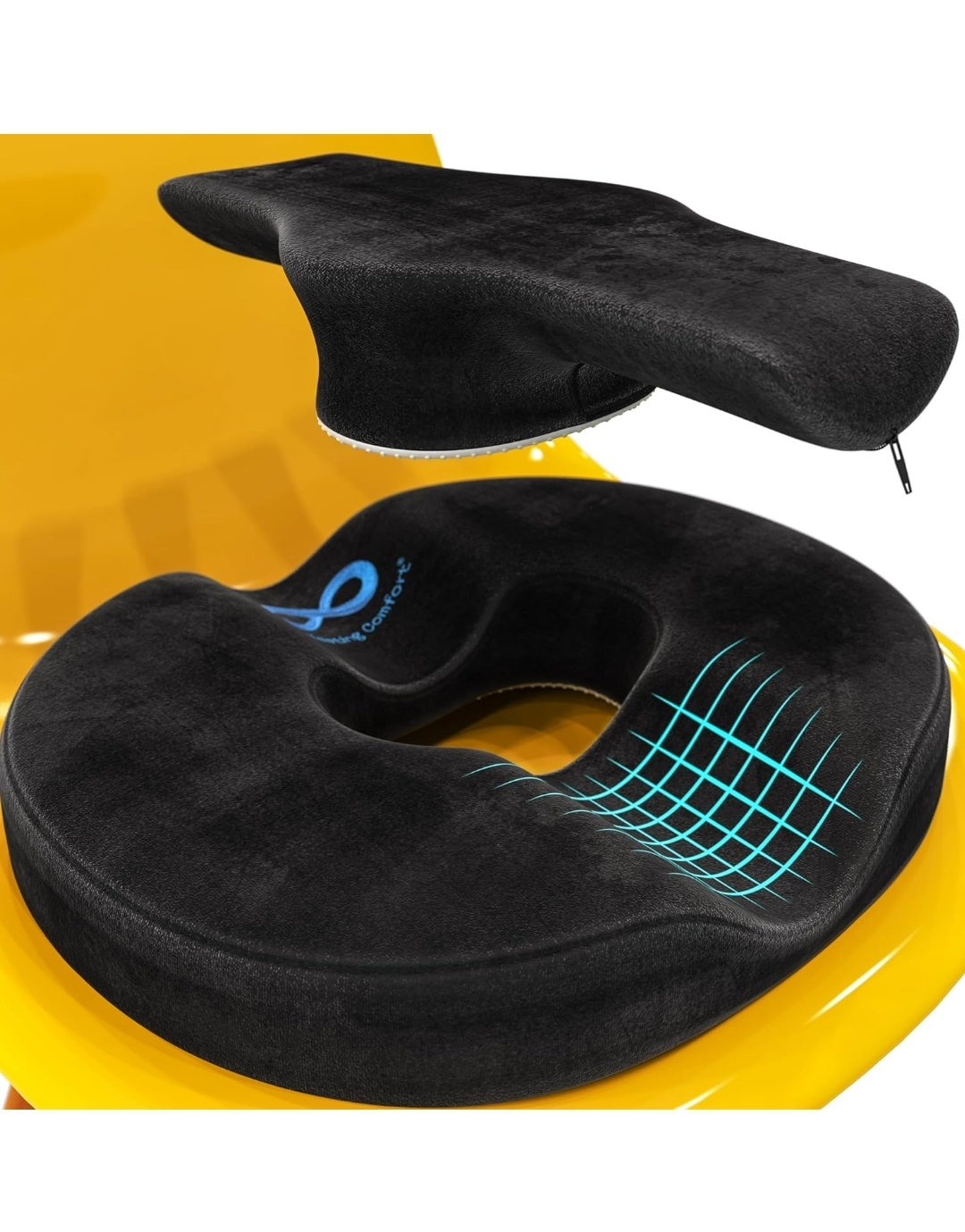 Everlasting Comfort Donut Pillow - 2 in 1 Ring Cushion
