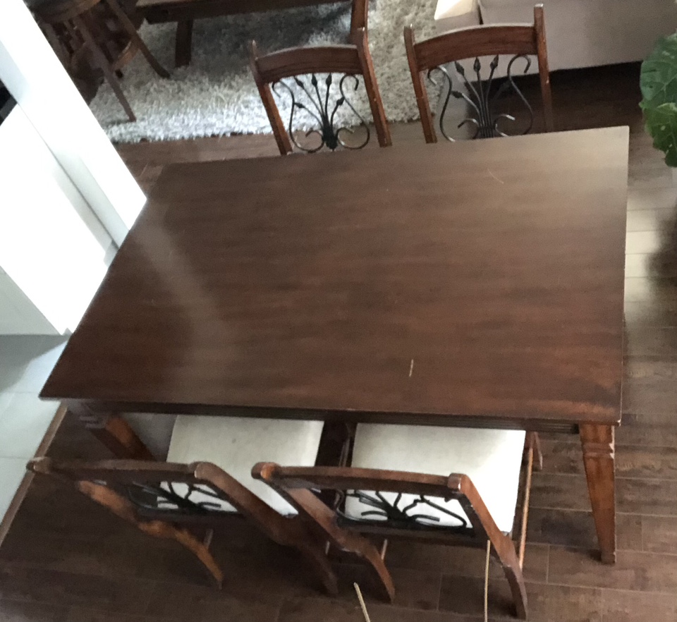 Dining set, table and 4 chairs - photo 2