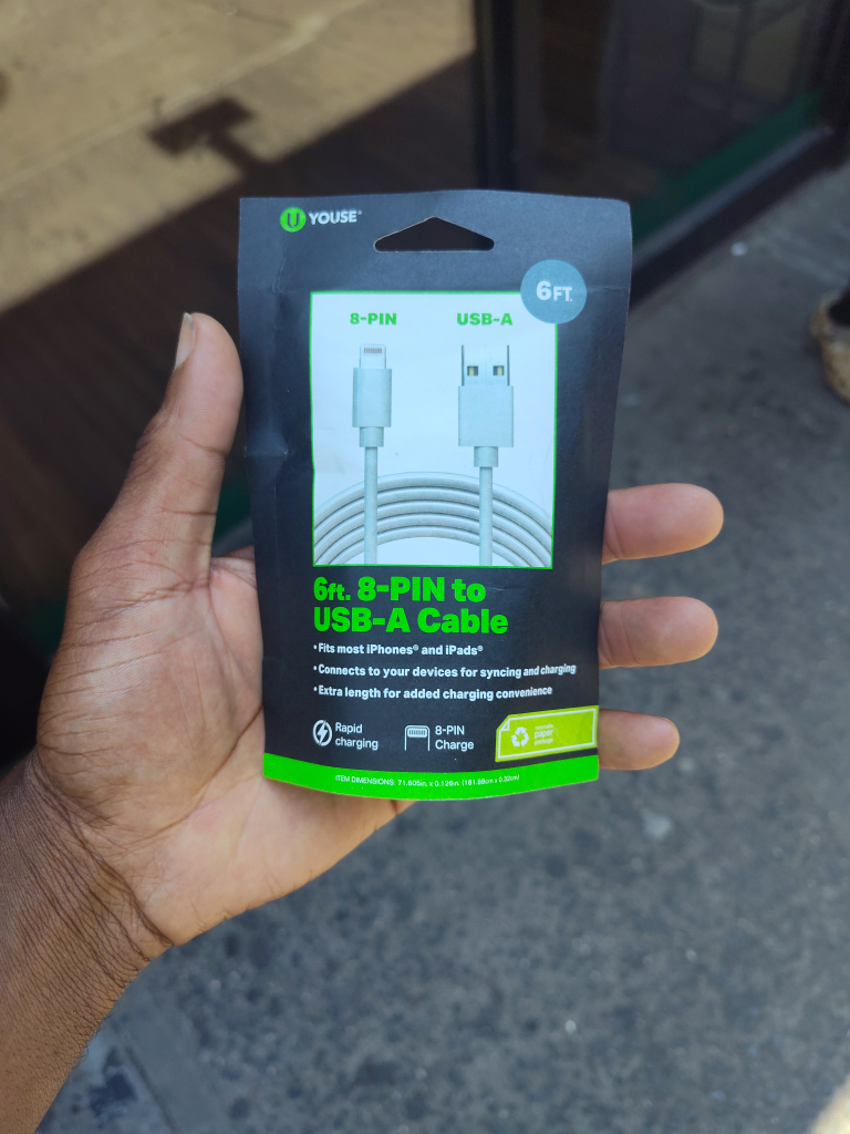 iPhone charger