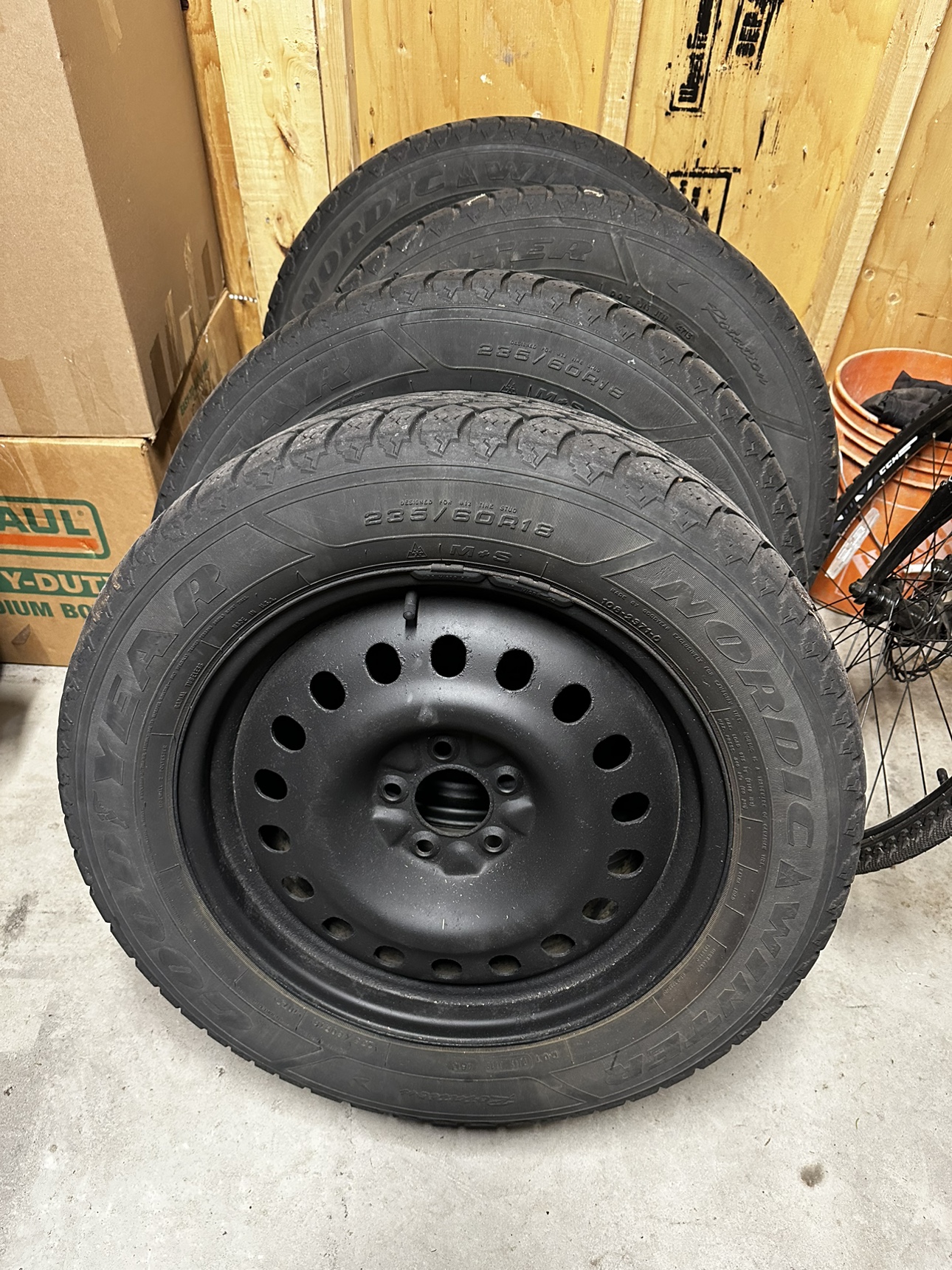 Winter Tires and Rims - 235/60 R18 - 5x114.3