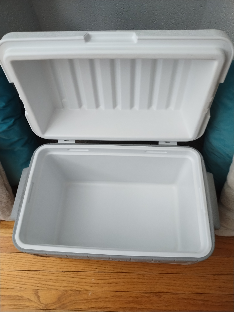 Vintage Coleman Oberweis Dairy 28qt Cooler Excellent Condition - photo 3